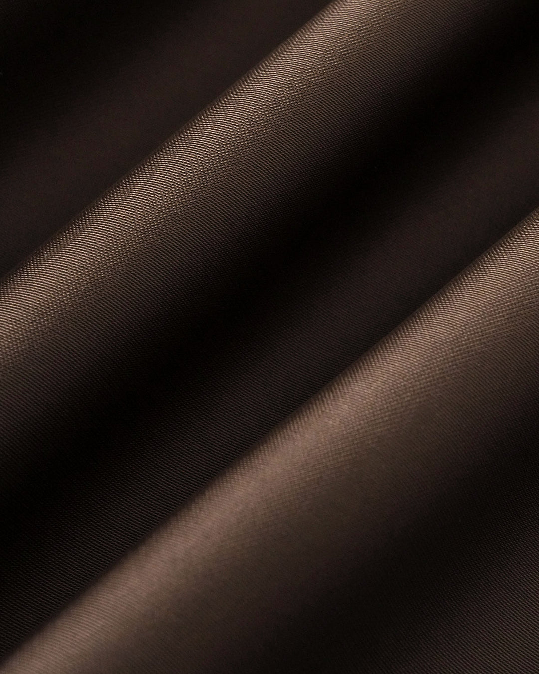 Coffee Satin Tie Neck Mini Dress
