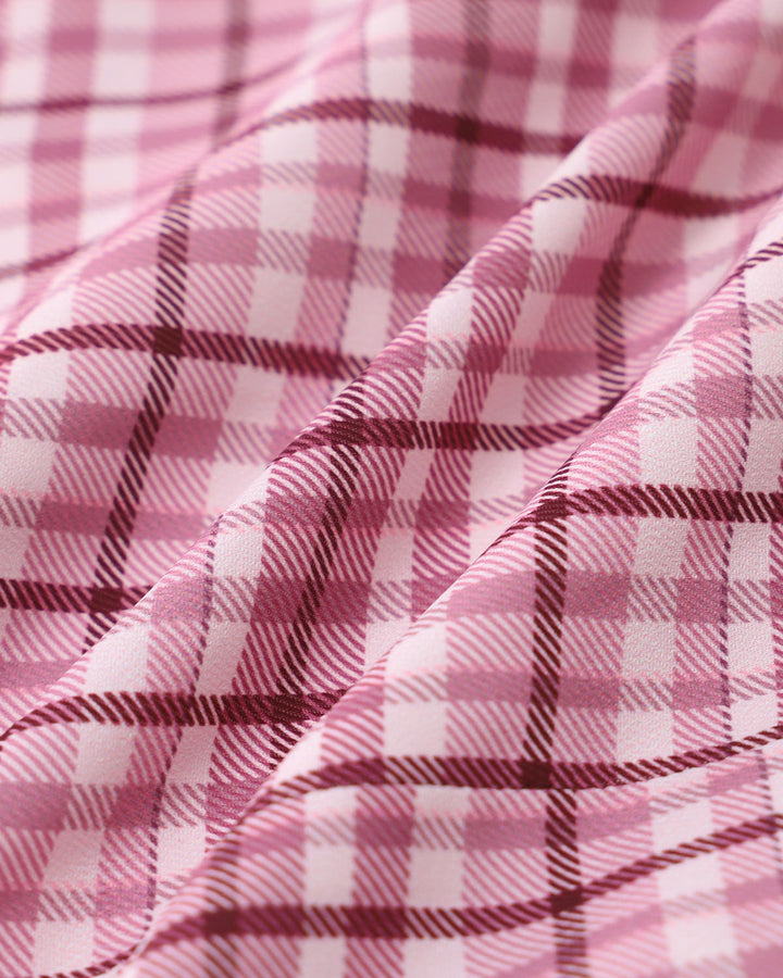 Pink Plaid Cami Top
